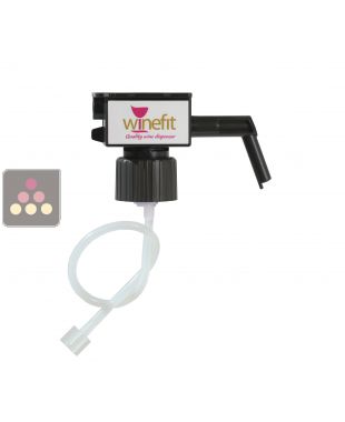 2 dispensing heads for wine glass distributor WINEFIT