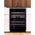 Dual temperature built in wine cabinet for storage and/or service - Push open door