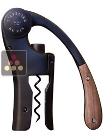 Oeno Motion corkscrew - Black & wood L'ATELIER du VIN