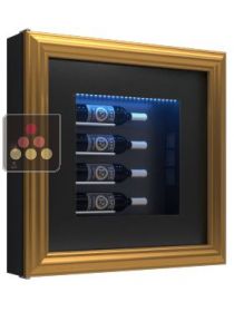 Single temperature silent refrigerated Champagne stand for 4 bottles CALICE DESIGN