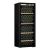 Single temperature wine ageing or service cabinet - Storage shelves - Full Glass door