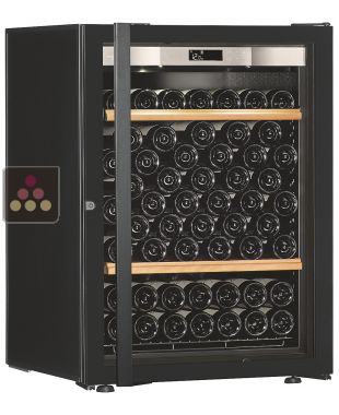 Single temperature wine ageing or service cabinet - Storage shelves - Full Glass door TRANSTHERM