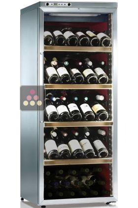 Multi temperature wine service and storage cabinet 