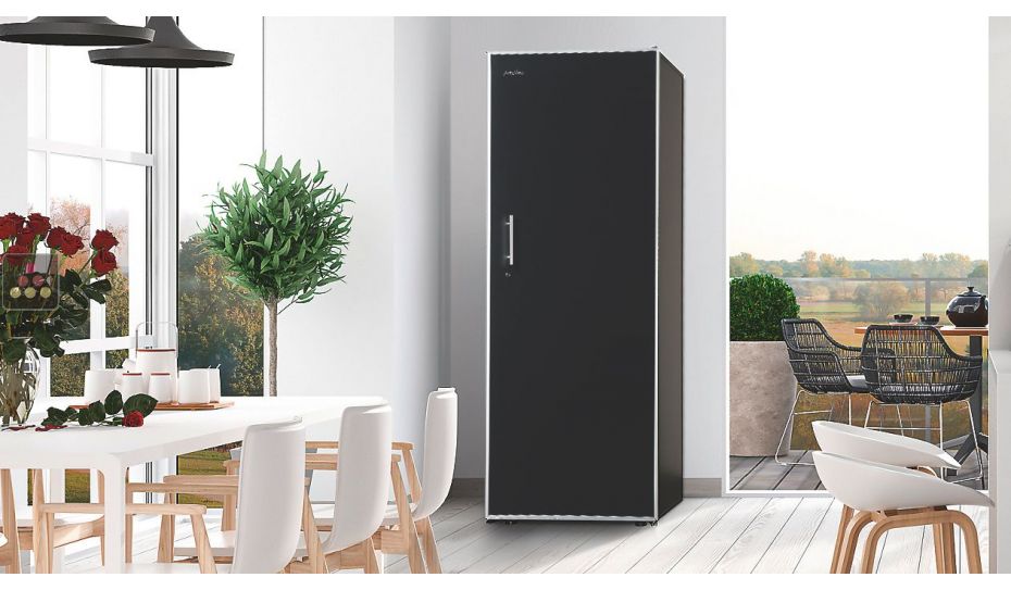 Single temperature wine ageing and storage cabinet - Storage shelves - Left Hinged 