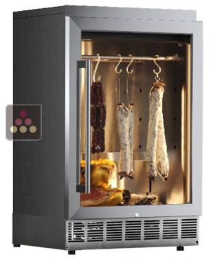 Built-in cabinet for cured meat preservation - Stainless steel front
 CALICE