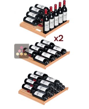 Set of 2 universal shelves for the Cosy range ARTEVINO