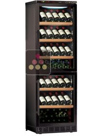 Dual door 2 temperatures wine cabinet - can be fitted CALICE
