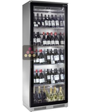 Single or multi-temperature wine service cabinet  - Inclined Bottles BRERA