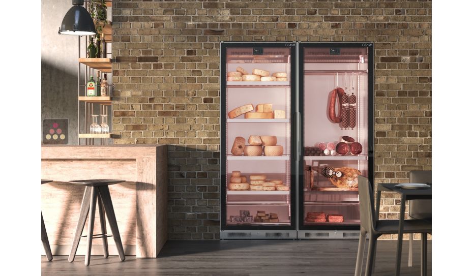 Refrigerated display cabinet for cold cuts storage - Mixed storage