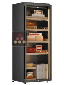 Freestanding cigar humidor with temperature and humidity regulation  CALICE