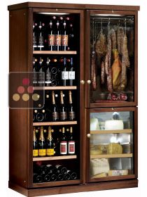 Combination of 3 single temperature cabinets for wine, cheese and cold cuts CALICE