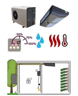 Air conditioner for natural wine cellar 2370 W - Cold, humidifier and heating  FRIAX