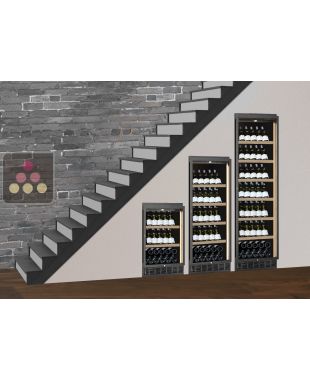 Combination of 3 built-in wine cabinets for storage or service - To be installed under stairs CALICE
