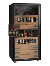Dual temperature wine service cabinet VINOSAFE