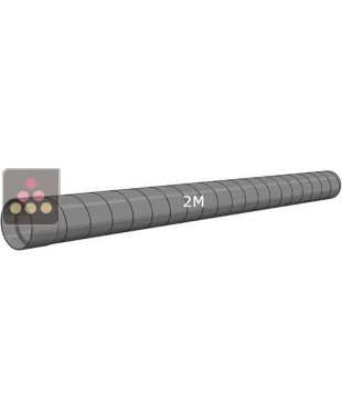 Straight duct with sleeve Ø 160 mm - Length 2000 mm WINEMASTER