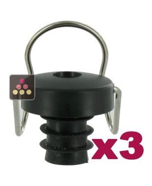 Pack of 3 special screw for sparkling wines DURAVIN
