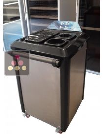 Moving fast chiller for 4 bottles and magnum CALICE