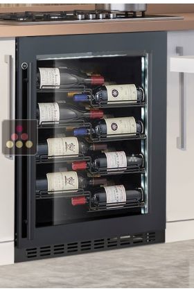 Single temperature service wine cabinet - can be built-in under counter