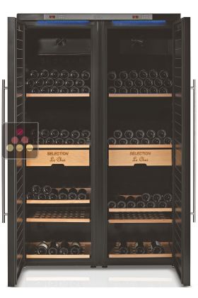 2 single temperature wine cabinets with humidity control
