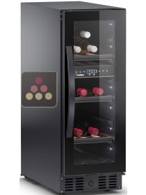 Dual temperature wine cabinet for storage and/or for service - Full Glass door DOMETIC