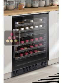 Built-in dual temperature wine cabinet for storage and/or for service - Full Glass door DOMETIC