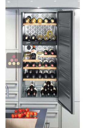 Wine cabinet for the storage and service of wine - can be fitted
