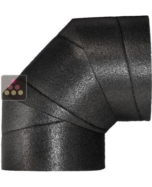 Semi-rigid polyethylene duct for Friax cellar air conditioner - 90° Bend - Inner diam. 180mm FRIAX