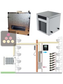 Air conditioner for natural wine cellar up to 82m3 - Ducted evaporator - Ducted condensing unit FRIAX
