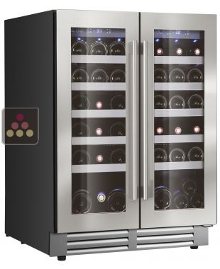 Dual temperature wine cabinet for service LE CHAI