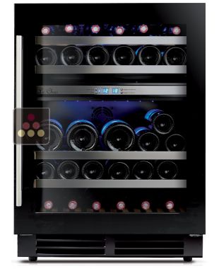 Dual temperature wine cabinet for storage and/or service LE CHAI