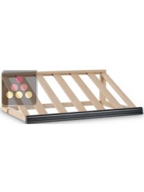 Wooden display shelf with black front for Dometic models W595mm to be placed on a storage or sliding shelf DOMETIC