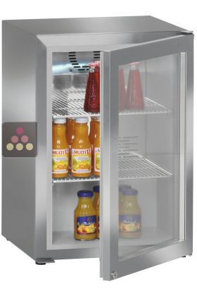 Forced-air counter-top glass door refrigerator - 44L
