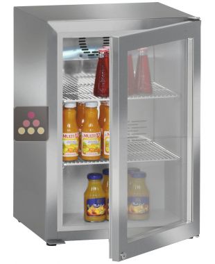 Forced-air counter-top glass door refrigerator - 44L
 LIEBHERR PRO