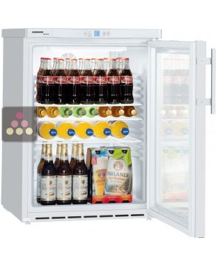 Undercounter glass door commercial refrigerator - Forced-air cooling - 130L LIEBHERR PRO