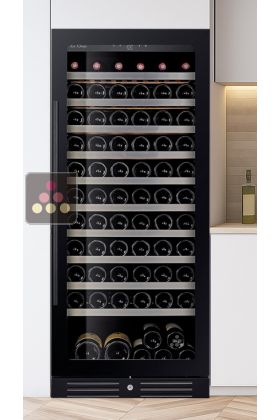 Built-in single temperature wine cabinet for service or storage