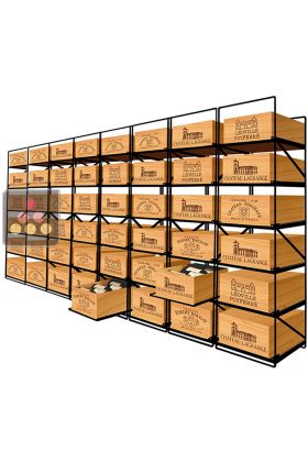 The only solution for storing 48 cases of wine and 576 bottles