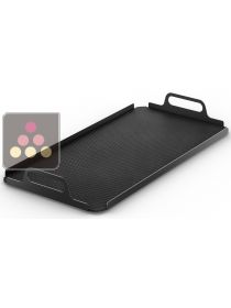 Black coated steel serving tray DOMETIC