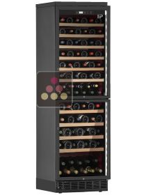 Dual temperature built in wine cabinet for storage and/or service - Sliding shelves CALICE