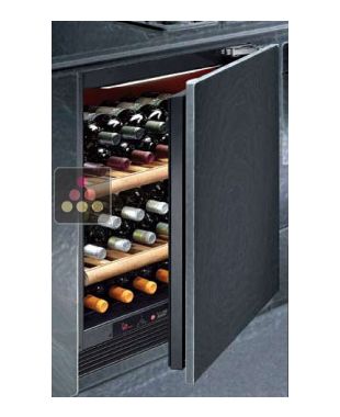 Single temperature built in wine cabinet with panelable door CALICE