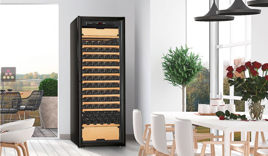Multi-Purpose Ageing and Service Wine Cabinet for fresh and red wines - 3 temperatures - Sliding shelves