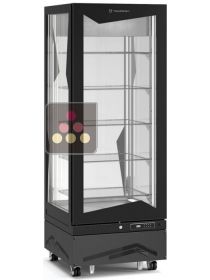 Refrigerated negative ventilated display cabinet - 450L - Hinges on the left TECFRIGO