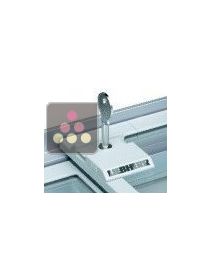 Lock for chest freezer with sliding glass lids LIEBHERR PRO