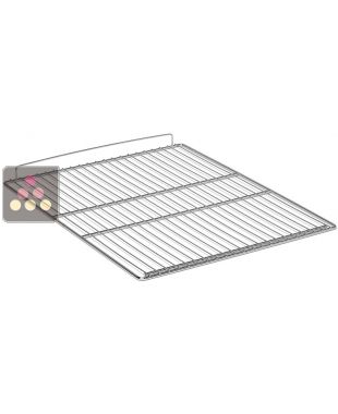 Stainless steel grid with rear stopper for GN 2/1 refrigerator LIEBHERR PRO