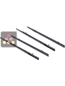 Set of 4 rails for 2 sliding shelves AVINTAGE