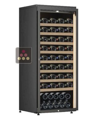 Single temperature freestanding wine cabinet for storage or service - Sliding shelves CALICE