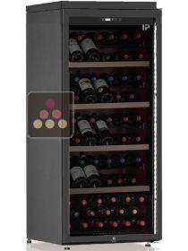 Multi temperature wine service and storage cabinet - Inclined bottles CALICE