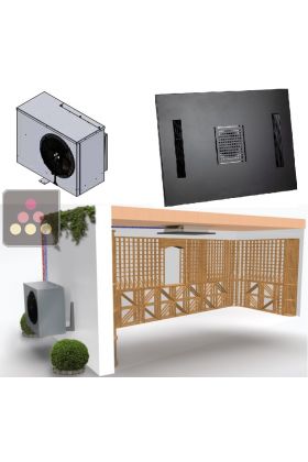 Air conditioner for natural wine cellar 900W - cold production and heating system - Ceiling unit cooler