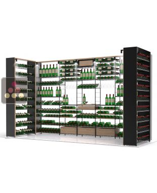 Arrangement of 667 bottle cellars - Specific manufacturing Essential System  Ma Cave à Vin