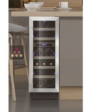 Dual temperature built in wine cabinet for service - Second Choice LE CHAI