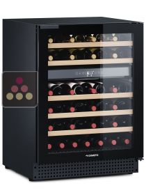 Dual temperature wine cabinet for service and storage DOMETIC